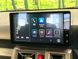 【9インチディスプレイオーディオ】お手持ちのスマートフォンとの連携で、ナビや音楽再生など各種アプリを使用可能。スマホに近い感覚でお使いいただけます♪