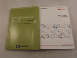 取扱説明書と整備手帳付き。