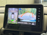 【アラウンドビューモニター】専用のカメラにより、上から見下ろしたような視点で360度クルマの周囲を確認することができます☆死角部分も確認しやすく、狭い場所での切り返しや駐車もスムーズに行えます。