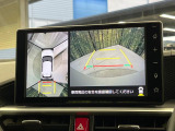 【パノラミックビューモニター】専用のカメラにより、上から見下ろしたような視点で360度クルマの周囲を確認することができます☆死角部分も確認しやすく、狭い場所での切り返しや駐車もスムーズに行えます。