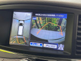 【アラウンドビューモニター】専用のカメラにより、上から見下ろしたような視点で360度クルマの周囲を確認することができます☆死角部分も確認しやすく、狭い場所での切り返しや駐車もスムーズに行えます。