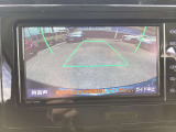 駐車時に役に立つ、バックモニター付きです。