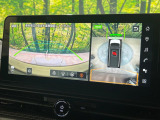 【アラウンドビューモニター】専用のカメラにより、上から見下ろしたような視点で360度クルマの周囲を確認することができます☆死角部分も確認しやすく、狭い場所での切り返しや駐車もスムーズに行えます。