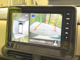 【アラウンドビューモニター】専用のカメラにより、上から見下ろしたような視点で360度クルマの周囲を確認することができます☆死角部分も確認しやすく、狭い場所での切り返しや駐車もスムーズに行えます。