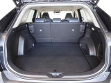5人乗車時でも十分なスペースのトランクルームです。