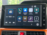 【ディスプレイオーディオ】お手持ちのスマートフォンとの連携で、ナビや音楽再生など各種アプリを使用可能。スマホに近い感覚でお使いいただけます♪