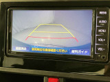 【バックガイドモニター】 車庫入れなど後進運転時に死角をモニターで確認ができて安全です♪ ステアリング操作の参考になるガイド線も表示しますので車庫入れがニガテな方も安心ですネ!