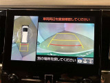バックギアに入れると、このように後方が映し出されます!最終確認はご自身の目と耳で必ず行ってください!安全第一で!