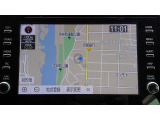 トヨタ純正ナビゲーション、Bluetooth接続で地図や音楽等ご利用できます。