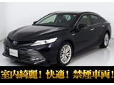 ★トヨタ カムリ Gレザーパッケージ★★禁煙車★黒本革★シートヒーター★HUD★★BSM★LDA★レーダークルーズ★衝突軽減★★セーフティセンス★バックモニター★★メーカーオプションSDナビ★