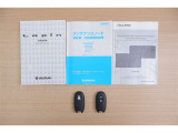 取扱説明書、メンテナンスノート完備。スマートキーは2個となります♪