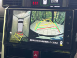 【パノラマモニター】専用のカメラにより、上から見下ろしたような視点で360度クルマの周囲を確認することができます☆死角部分も確認しやすく、狭い場所での切り返しや駐車もスムーズに行えます。