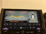 安全機能のバックモニター&全周囲モニターも装備です。