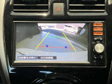 バックカメラも装備です。ガイド機能付きなので後方の距離が掴みやすくなっています。