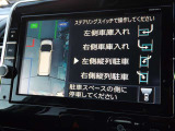 【パーキングアシスト】駐車時にハンドル操作をシステムが自動で行うので、運転手はアクセルとブレーキの操作と、周囲の安全確認に専念することができます。