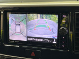 【アラウンドビューモニター】専用のカメラにより、上から見下ろしたような視点で360度クルマの周囲を確認することができます☆死角部分も確認しやすく、狭い場所での切り返しや駐車もスムーズに行えます。
