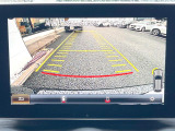 ●ガイドライン付きバックカメラ:不安な駐車もこれで安心!ガイドライン付きなので狭い箇所での駐車もラクラクです!