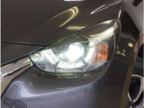 【LEDヘッドライト】省電力で長寿命の明るく運転しやすいLEDヘッドランプです。明るく照らすので暗い夜道からお客様を守ってくれます。お近くの広島マツダまでお越しください。