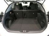 大きく開くラゲッジスペースです。左右独立でリアシートが倒れるので長尺の荷物も積むことが可能です。