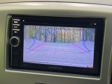 【バックカメラ】駐車時に後方がリアルタイム映像で確認できます。大型商業施設や立体駐車場での駐車時や、夜間のバック時に大活躍!運転スキルに関わらず、今や必須となった装備のひとつです!