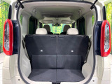 普段のお買い物や通勤、送迎等に十分な荷室スペースを確保しております。セカンドシートを倒すと、大きな荷物の積載も可能です♪