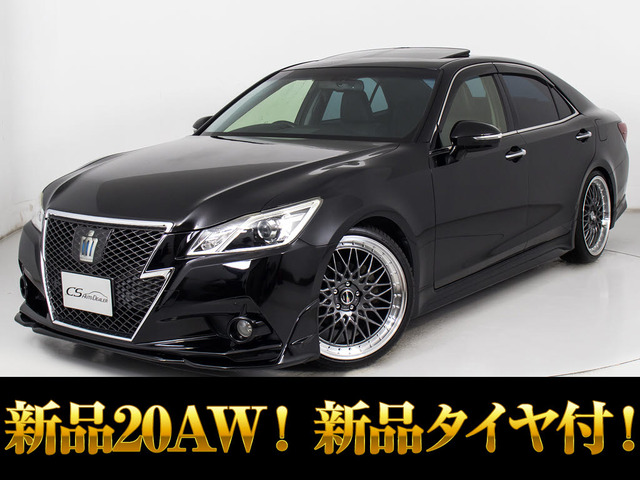 クラウンアスリート ハイブリッド 2.5 S SR 黒革 新品20AW フルエアロ