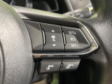 【マツダ・レーダークルーズコントロール】高速道路での長距離走行が楽に!自動で速度を保つクルーズコントロールが、衝突軽減システムと連携し、前方の車両を感知して車間を保つように速度調節してくれます!!