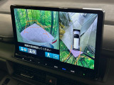 【マルチビューカメラシステム】専用のカメラにより、上から見下ろしたような視点で360度クルマの周囲を確認することができます☆死角部分も確認しやすく、狭い場所での切り返しや駐車もスムーズに行えます。
