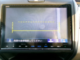 バックカメラの画像です。ガイドラインがスムースな車庫入れをサポートいたします。車庫入れの安心感がアップしますね。