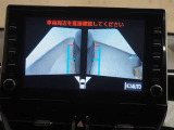パノラミックビューモニターで周辺を確認できます。