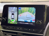 【アラウンドビューモニター】専用のカメラにより、上から見下ろしたような視点で360度クルマの周囲を確認することができます☆死角部分も確認しやすく、狭い場所での切り返しや駐車もスムーズに行えます。
