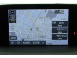 【メモリーナビ】操作はタッチパネルで簡単です。遠出や初めての場所もこれで安心ですね!