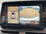 アラウンドビューモニターです!上空から貴方のお車をモニタニングしている様に車両の周りの安全確認が出来ます!