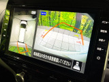 【アラウンドビューモニター】専用のカメラにより、上から見下ろしたような視点で360度クルマの周囲を確認することができます☆死角部分も確認しやすく、狭い場所での切り返しや駐車もスムーズに行えます。
