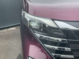 LEDライトは白色光で遠くまで明るく照らし、夜間の安全運転をサポートします