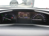 スピードメーターとハイブリットメーターでエンジンの調子確認できます
