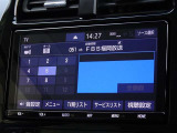 地デジ対応、フルセグデジタルTV放送が視聴できます。
