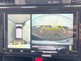 【パノラマモニター】専用のカメラにより、上から見下ろしたような視点で360度クルマの周囲を確認することができます☆縦列駐車や幅寄せ時に活躍してくれます♪
