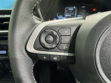 ステアリングスイッチ装備!運転しながら手元でオーディオの操作などができます。