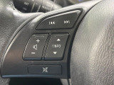 【ステアリングスイッチ】運転中、前方から目線をそらすことなく、オーディオ等の操作が可能な便利機能!安心&快適なドライブを演出してくれます♪