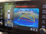 【パノラミックビューモニター】専用のカメラにより、上から見下ろしたような視点で360度クルマの周囲を確認することができます☆縦列駐車や幅寄せ時に活躍してくれます♪