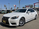 レクサス LS460 バージョンC 純正ナビ フルセグTV サンルーフ 黒革エアーシート 社外19inアルミ サスコン ドライブレコーダー   バックカメラ オートライト HID シートエアコン
