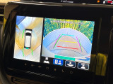 【全方位モニター用カメラ】専用のカメラにより、上から見下ろしたような視点で360度クルマの周囲を確認することができます☆死角部分も確認しやすく、狭い場所での切り返しや駐車もスムーズに行えます。