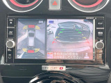【アラウンドビューモニター】専用のカメラにより、上から見下ろしたような視点で360度クルマの周囲を確認することができます☆縦列駐車や幅寄せ時に活躍してくれます♪