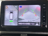 【アラウンドビューモニター】車を上から見下ろしているかのような映像で周囲の状況がひと目で確認、狭い駐車場に駐車するときも安心です♪