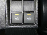 【シートヒーター搭載】シートを温めてくれる暖房機器です!長時間座っていると負担が掛かりやすい背中や腰、または冬場の寒い日に冷えやすい脚部に快適なぬくもりを♪