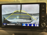 リバースギアに入れるだけで後方の表示へ切り替わります。夜間や雨の日の駐車も楽になりますよ。