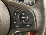ハンドルにHondaセンシング系のクルーズコントロールやレーンキープアシストなどの操作スイッチが装備されています。ハンドルから手を離さず安全に操作できます。
