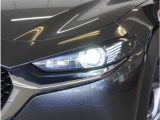 【LEDヘッドライト】省電力で長寿命の明るく運転しやすいLEDヘッドランプです。明るく照らすので暗い夜道からお客様を守ってくれます。お近くの広島マツダまでお越しください。