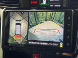 【パノラミックビューモニター】専用のカメラにより、上から見下ろしたような視点で360度クルマの周囲を確認することができます☆死角部分も確認しやすく、狭い場所での切り返しや駐車もスムーズに行えます。